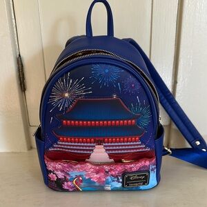 Loungefly Disney Mulan NWOT mini backpack - lights up!!